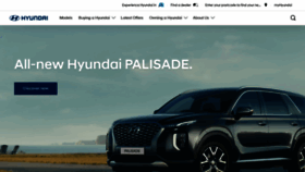 What Hyundai.com.au website looked like in 2020 (3 years ago)