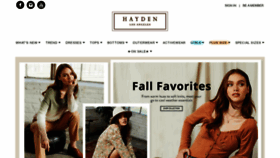 What Hayden-la.com website looked like in 2020 (3 years ago)