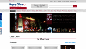 What Happyoffers.in website looked like in 2020 (3 years ago)