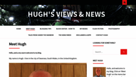 What Hughsviewsandnews.com website looked like in 2020 (3 years ago)