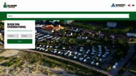 What Helsingorcamping.dk website looked like in 2020 (5 years ago)