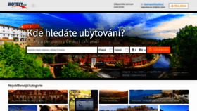 What Hotely.cz website looked like in 2020 (3 years ago)