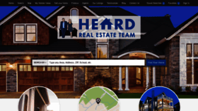 What Heardrealestateteam.com website looked like in 2020 (3 years ago)