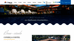 What Hotelcamburi.com.br website looked like in 2020 (3 years ago)