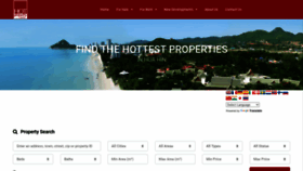 What Hotpropertyhuahin.com website looked like in 2020 (3 years ago)