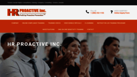What Hrproactive.com website looked like in 2020 (3 years ago)