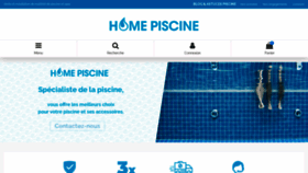 What Homepiscine.com website looked like in 2020 (3 years ago)