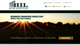 What Hilfinancial.com website looked like in 2020 (3 years ago)
