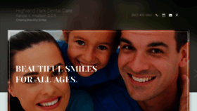 What Highlandparkdentalcare.net website looked like in 2020 (3 years ago)