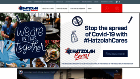 What Hatzolah.co.za website looked like in 2020 (3 years ago)