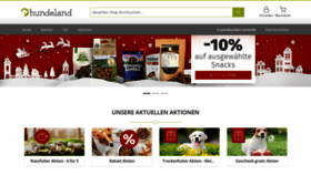 What Hundeland.de website looked like in 2020 (3 years ago)