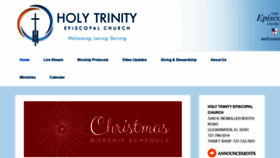 What Holytrinityclw.org website looked like in 2020 (3 years ago)
