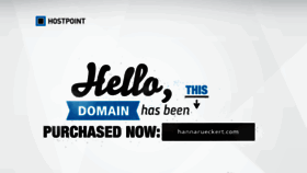 What Hannarueckert.com website looked like in 2020 (4 years ago)