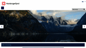 What Hardangerfjord.com website looked like in 2020 (3 years ago)