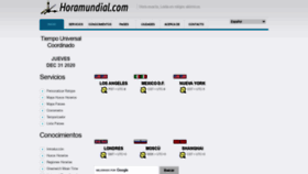 What Horamundial.com website looked like in 2020 (3 years ago)