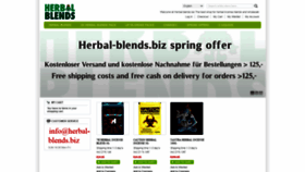 What Herbal-blends.biz website looked like in 2020 (3 years ago)