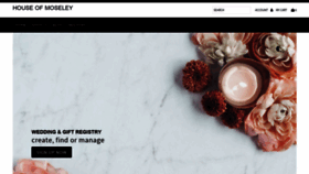 What Houseofmoseley.com website looked like in 2021 (3 years ago)