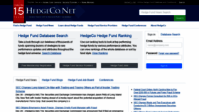 What Hedgeco.net website looked like in 2021 (3 years ago)