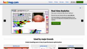 What Heatmap.me website looked like in 2021 (3 years ago)