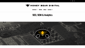 What Honeybeardigital.com website looked like in 2021 (3 years ago)