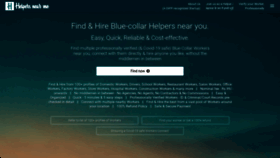 What Helpersnearme.com website looked like in 2021 (3 years ago)
