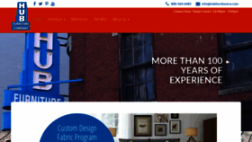 What Hubfurnitureco.com website looked like in 2021 (3 years ago)
