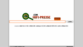 What Hifi-preise.com website looked like in 2021 (3 years ago)