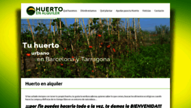 What Huertoenalquiler.es website looked like in 2021 (3 years ago)