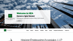 What Horizon-engineering.com website looked like in 2021 (3 years ago)