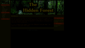 What Hiddenforest.co.nz website looked like in 2021 (3 years ago)