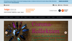 What Holga-dance.de website looked like in 2021 (4 years ago)