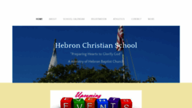 What Hebronchristianschool.com website looked like in 2021 (3 years ago)