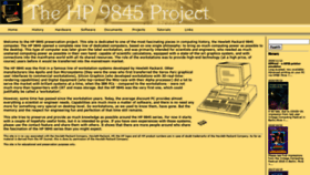 What Hp9845.net website looked like in 2021 (3 years ago)