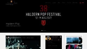 What Haldern-pop.de website looked like in 2021 (3 years ago)