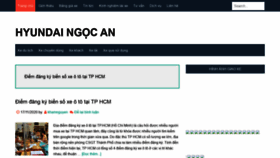What Hyundaianlac.vn website looked like in 2021 (3 years ago)