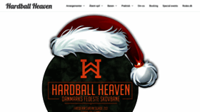 What Hardballheaven.dk website looked like in 2021 (3 years ago)