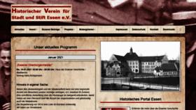 What Hv-essen.de website looked like in 2021 (3 years ago)