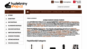 What Hudebniny-shop.cz website looked like in 2021 (3 years ago)