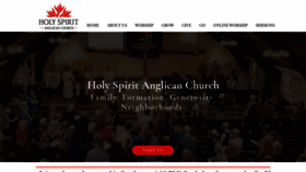 What Holyspiritchurchsd.org website looked like in 2021 (3 years ago)