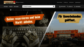 What Hornbach.at website looked like in 2021 (4 years ago)