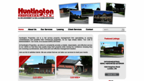 What Huntingtonpropertiesltd.com website looked like in 2021 (5 years ago)