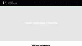 What Hasslotrafikskola.se website looked like in 2021 (3 years ago)
