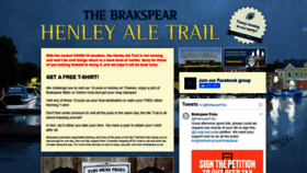 What Henleyaletrail.co.uk website looked like in 2021 (3 years ago)
