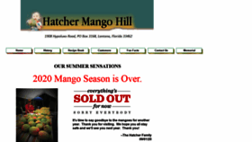 What Hatchermangohill.com website looked like in 2021 (3 years ago)