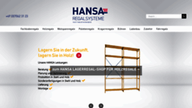 What Hansa-regale.de website looked like in 2021 (3 years ago)