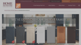 What Homedecoratorscabinetry.homedepot.com website looked like in 2021 (3 years ago)