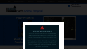 What Harrisanimalhospital.com website looked like in 2021 (3 years ago)