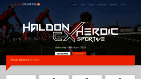 What Haldonheroic.co.uk website looked like in 2021 (3 years ago)