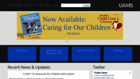 What Healthychildcarear.org website looked like in 2021 (3 years ago)