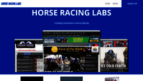 What Horseracinglabs.com website looked like in 2021 (3 years ago)
